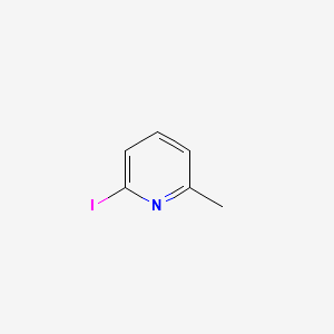 2-Iodo-6-methylpyridine structure, CAS 62674-71-9