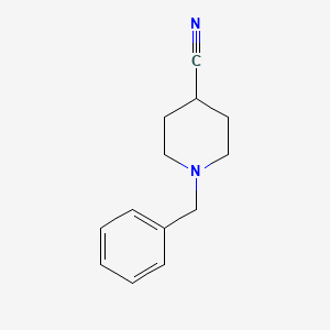 1-Benzyl-4-cyanopiperidine structure, CAS 62718-31-4