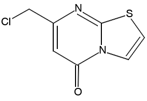 7-(Chloromethyl)-5H-[1,3]thiazolo[3,2-a]pyrimidin-5-one structure, CAS 62773-09-5