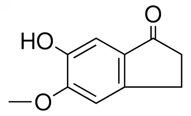 6-Hydroxy-1-indanone structure, CAS 62803-47-8