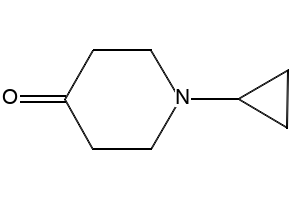 1-Cyclopropylpiperidin-4-one structure, CAS 62813-01-8