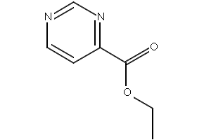 Ethyl 4-pyrimidinecarboxylate structure, CAS 62846-82-6