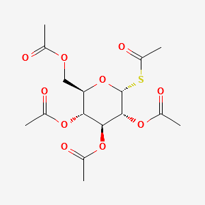 1-Thio-alpha-D-glucopyranose pentaacetate structure, CAS 62860-10-0