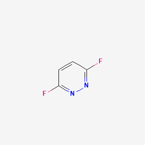 3,6-difluoropyridazine structure, CAS 33097-39-1