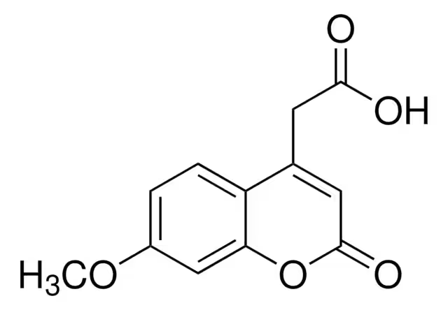 7-Methoxycoumarin-4-acetic acid structure, CAS 62935-72-2