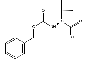 Cbz-L-tert-Leucine structure, CAS 62965-10-0