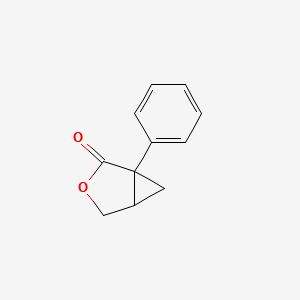 (1S,5R)-1-Phenyl-3-oxabicyclo[3.1.0]hexan-2-one structure, CAS 63106-93-4