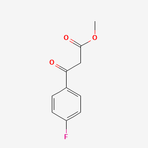 Methyl 4-fluorobenzoylacetate structure, CAS 63131-29-3