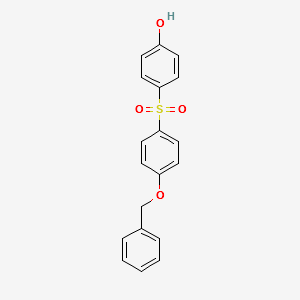 4-[(4-Benzyloxyphenyl)sulfonyl]phenol structure, CAS 63134-33-8