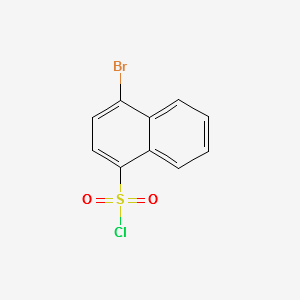 4-Bromo-1-naphthalenesulfonyl chloride structure, CAS 63279-36-7