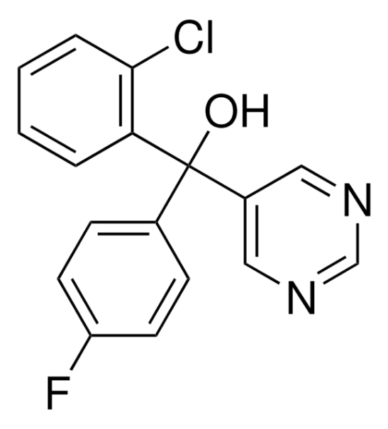 Nuarimol structure, CAS 63284-71-9