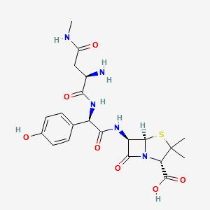 Aspoxicillin structure, CAS 63358-49-6