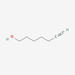 6-Heptyn-1-ol structure, CAS 63478-76-2
