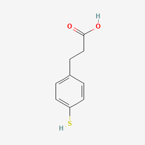 4-Mercaptohydrocinnamic acid structure, CAS 63545-55-1