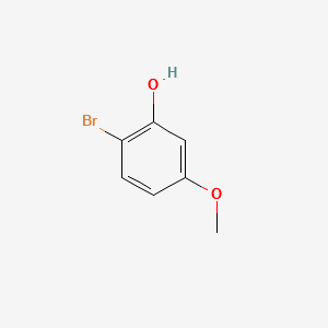 2-Bromo-5-methoxyphenol structure, CAS 63604-94-4