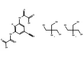 Lodoxamide tromethamine structure, CAS 63610-09-3