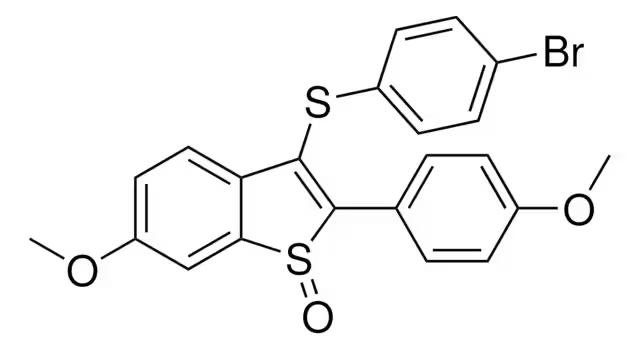 2-(4-Hydroxyphenyl)benzo[b]thiophene-6-ol structure, CAS 63676-22-2