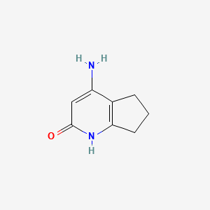 4-Amino-1,5,6,7-tetrahydro-2H-cyclopenta[b]pyridin-2-one structure, CAS 63704-54-1