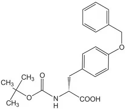 Boc-O-benzyl-D-tyrosine structure, CAS 63769-58-4