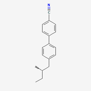 (S)-4'-(2-Methylbutyl)[1,1'-biphenyl]-4-carbonitrile structure, CAS 63799-11-1