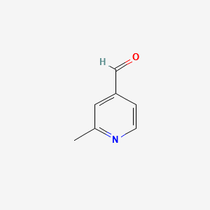 2-Methylpyridine-4-carboxaldehyde structure, CAS 63875-01-4