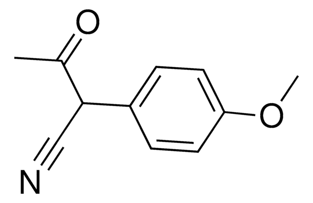 2-(4-Methoxyphenyl)-3-oxobutanenitrile structure, CAS 63895-78-3