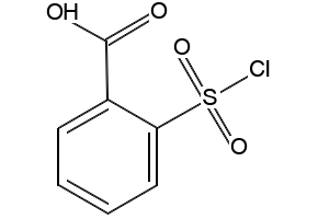 2-(Chlorosulfonyl)benzoic acid structure, CAS 63914-81-8