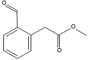 Methyl 2-(2-formylphenyl)acetate structure, CAS 63969-83-5