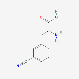 3-Cyanophenylalanine structure, CAS 63999-80-4
