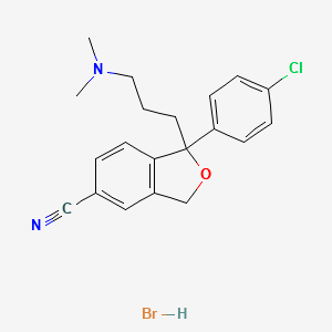Chlorocitalopram hydrobromide structure, CAS 64169-58-0