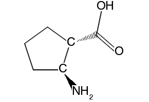 (1S,2R)-2-Aminocyclopentanecarboxylic acid structure, CAS 64191-14-6