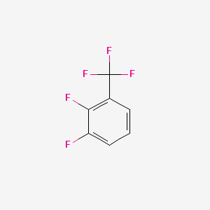 2,3-Difluorobenzotrifluoride structure, CAS 64248-59-5