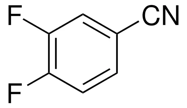 3,4-Difluorobenzonitrile structure, CAS 64248-62-0