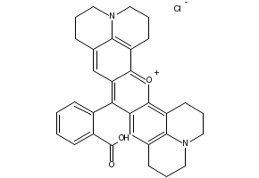 Rhodamine 101 chloride structure, CAS 64339-18-0