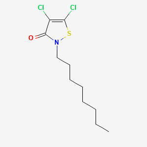 4,5-Dichloro-2-octyl-isothiazolone structure, CAS 64359-81-5
