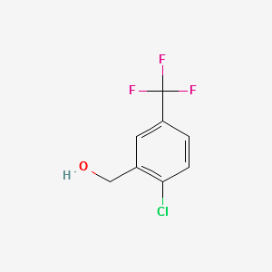 2-Chloro-5-(trifluoromethyl)benzyl alcohol structure, CAS 64372-62-9
