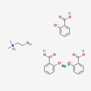 Choline magnesium trisalicylate structure, CAS 64425-90-7
