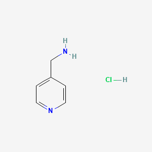 Pyridin-4-ylmethanamine hydrochloride structure, CAS 64460-41-9
