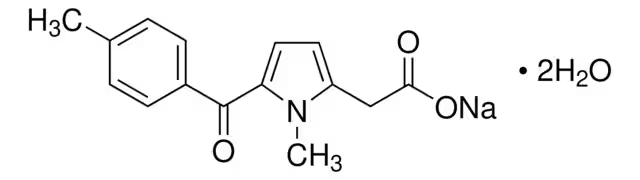 Sodium tolmetin dihydrate structure, CAS 64490-92-2