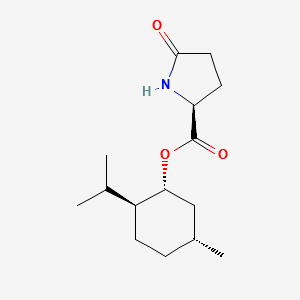(1R,2S,5R)-5-Methyl-2-isopropylcyclohexyl 5-oxo-L-prolinate structure, CAS 64519-44-4
