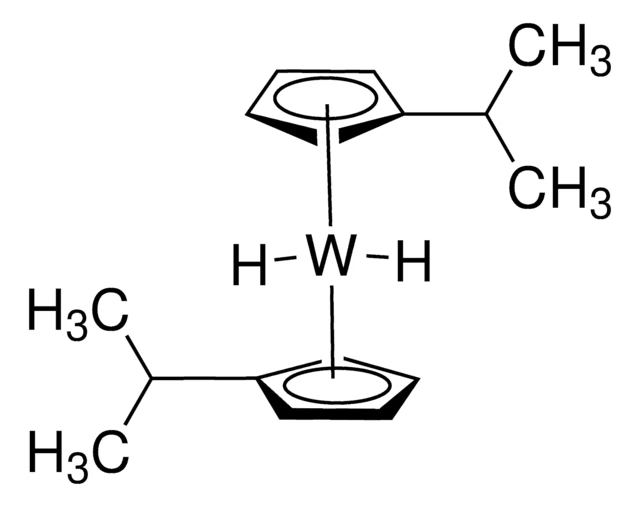 Bis(isopropylcyclopentadienyl)tungsten dihydride structure, CAS 64561-25-7