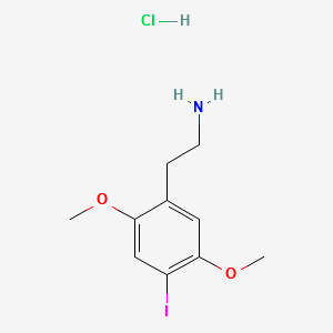 4-Iodo-2,5-dimethoxyphenethylamine structure, CAS 64584-32-3