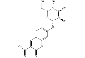 3-Carboxyumbelliferyl beta-D-galactopyranoside structure, CAS 64664-99-9