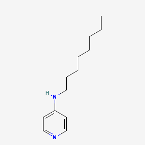 N-Octylpyridin-4-amine structure, CAS 64690-19-3