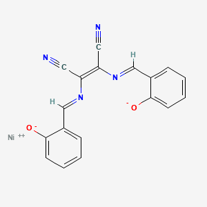 Solvent Brown 53 structure, CAS 64696-98-6
