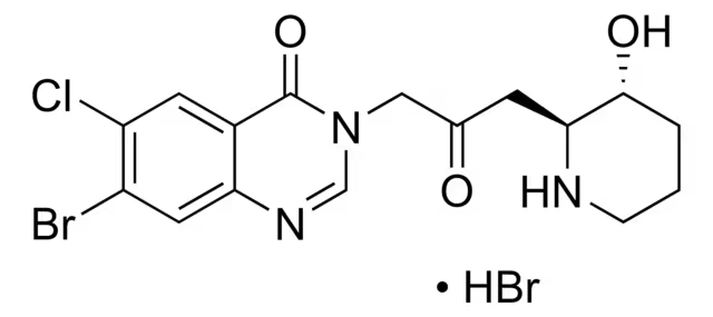Halofuginone hydrobromide structure, CAS 64924-67-0
