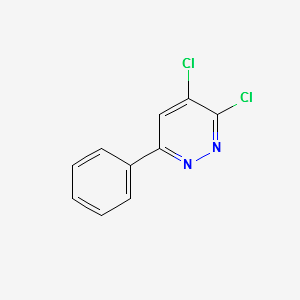 3,4-Dichloro-6-phenylpyridazine structure, CAS 64942-62-7