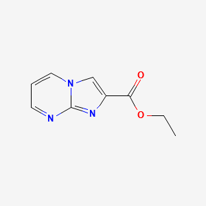Ethyl imidazo[1,2-a]pyrimidine-2-carboxylate structure, CAS 64951-06-0