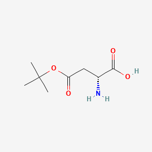 D-Aspartic acid 4-tert-butyl ester structure, CAS 64960-75-4