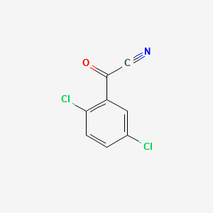 2,5-Dichlorobenzoyl cyanide structure, CAS 64985-85-9